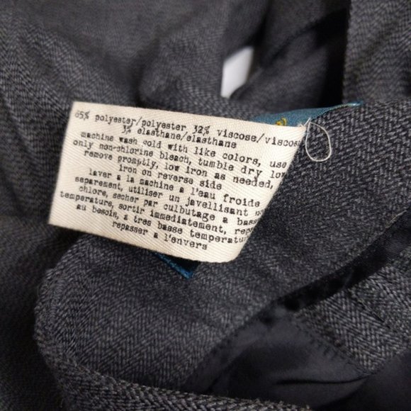 Anthropologie Cartonnier Pants 0 Herringbone Cuffe - Picture 6 of 7